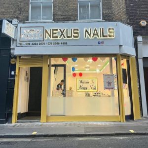 nexus nails shop london soho outside view